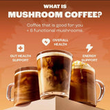 RŸZE Mushroom Coffee with 6 Adaptogenic Mushrooms